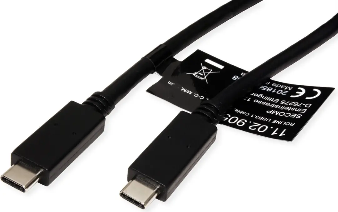 Roline USB-C 3.2 Gen 2 Kabel PD C-C M/M 100W 2m - 10Gbit/s