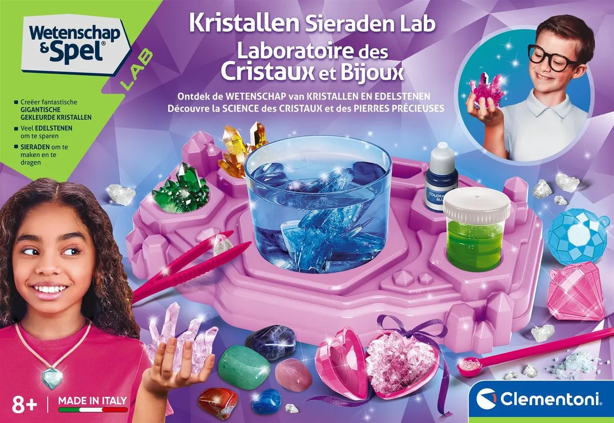 Clementoni Kristallen Sieraden Lab 56100 - STEM Speelgoed