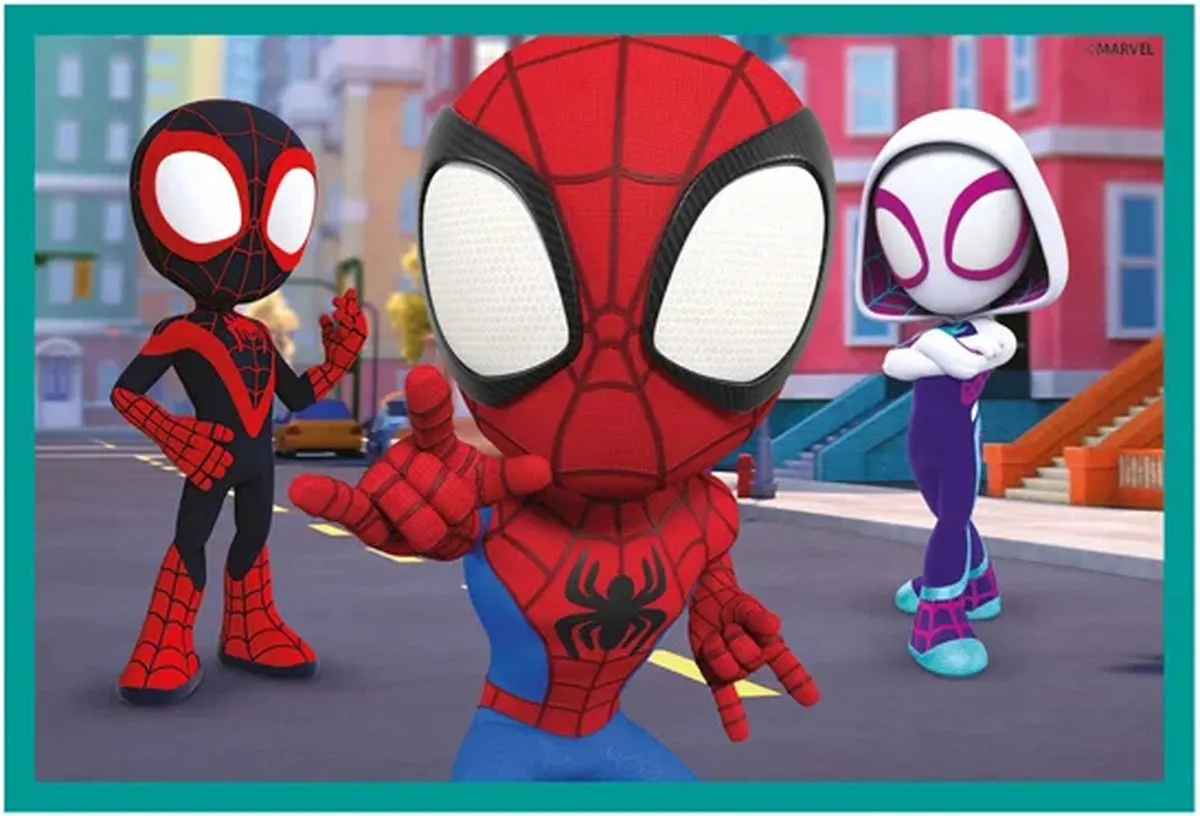 Clementoni Spidey and his Amazing Friends 6-delige Puzzel - 6 Stuks