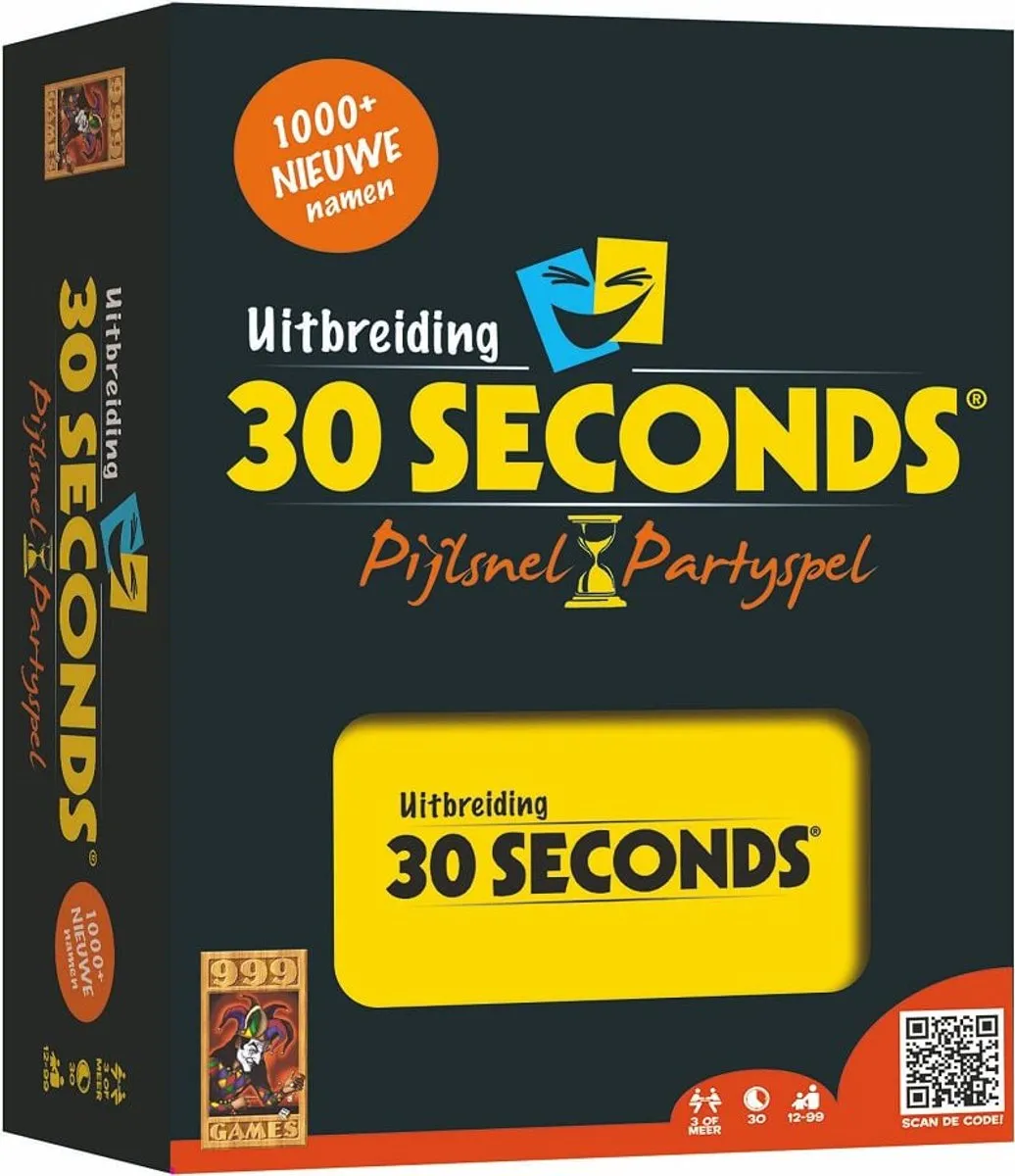 999 Games 30 Seconds Uitbreiding - 240 Kaarten