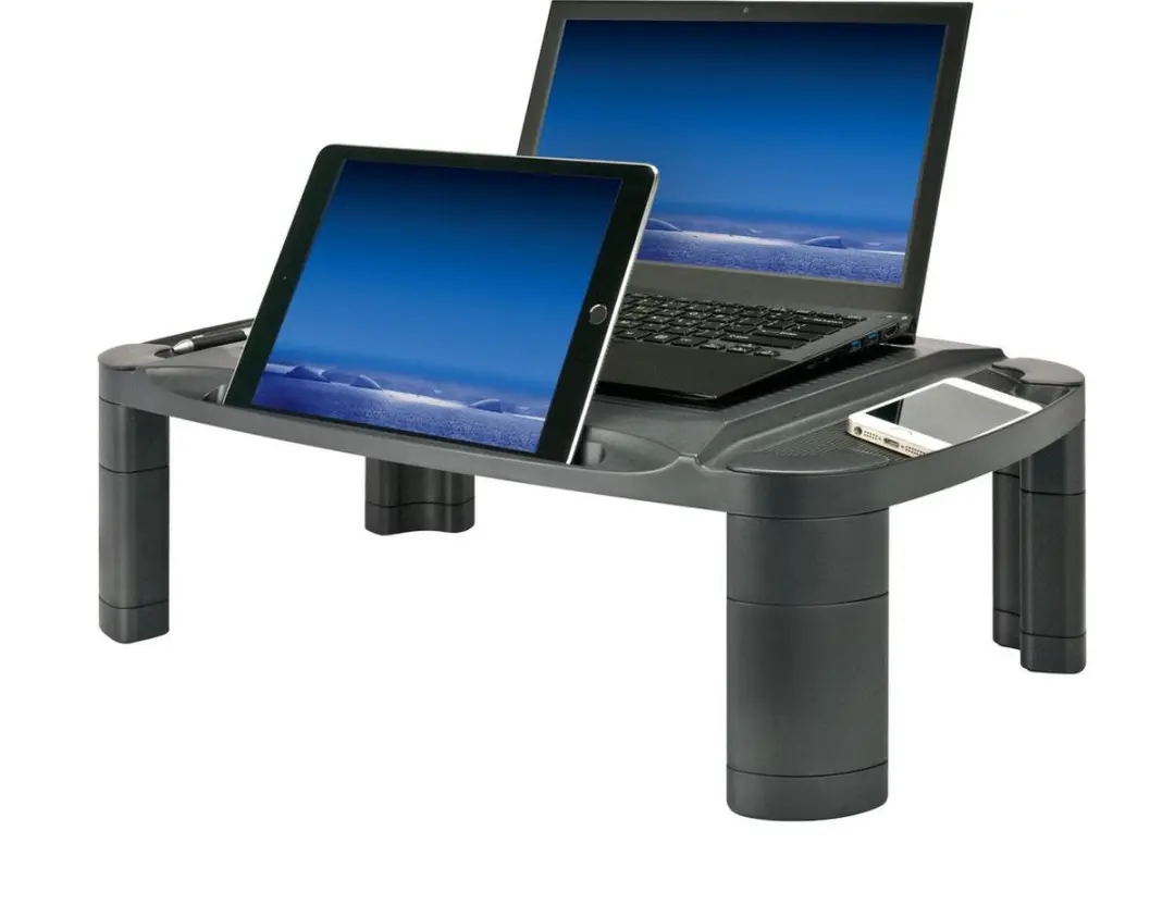 Desq Monitorverhoger 1480 - 3 Hoogtes - Xlarge - Zwart