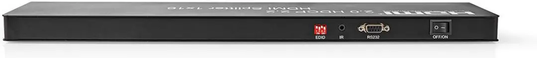 Nedis HDMI-Splitter VSPL34716AT - 16 Poorten - 4K@60Hz - Antraciet