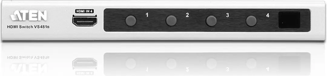 Aten VS481B-AT-G 4-poorts Hdmi Schakelaar Zilver