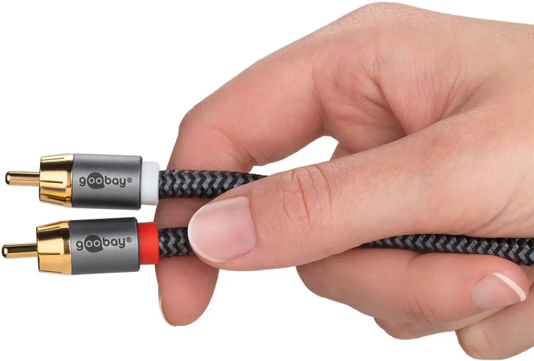 Goobay Plus Subwoofer/Stereo Kabel RCA-Y - Zwart