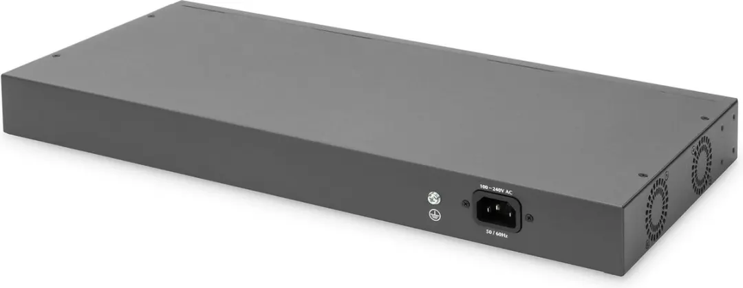 Digitus DN-95342-1 Netwerk Switch 16x PoE 10/100 Mbit/s - Zwart