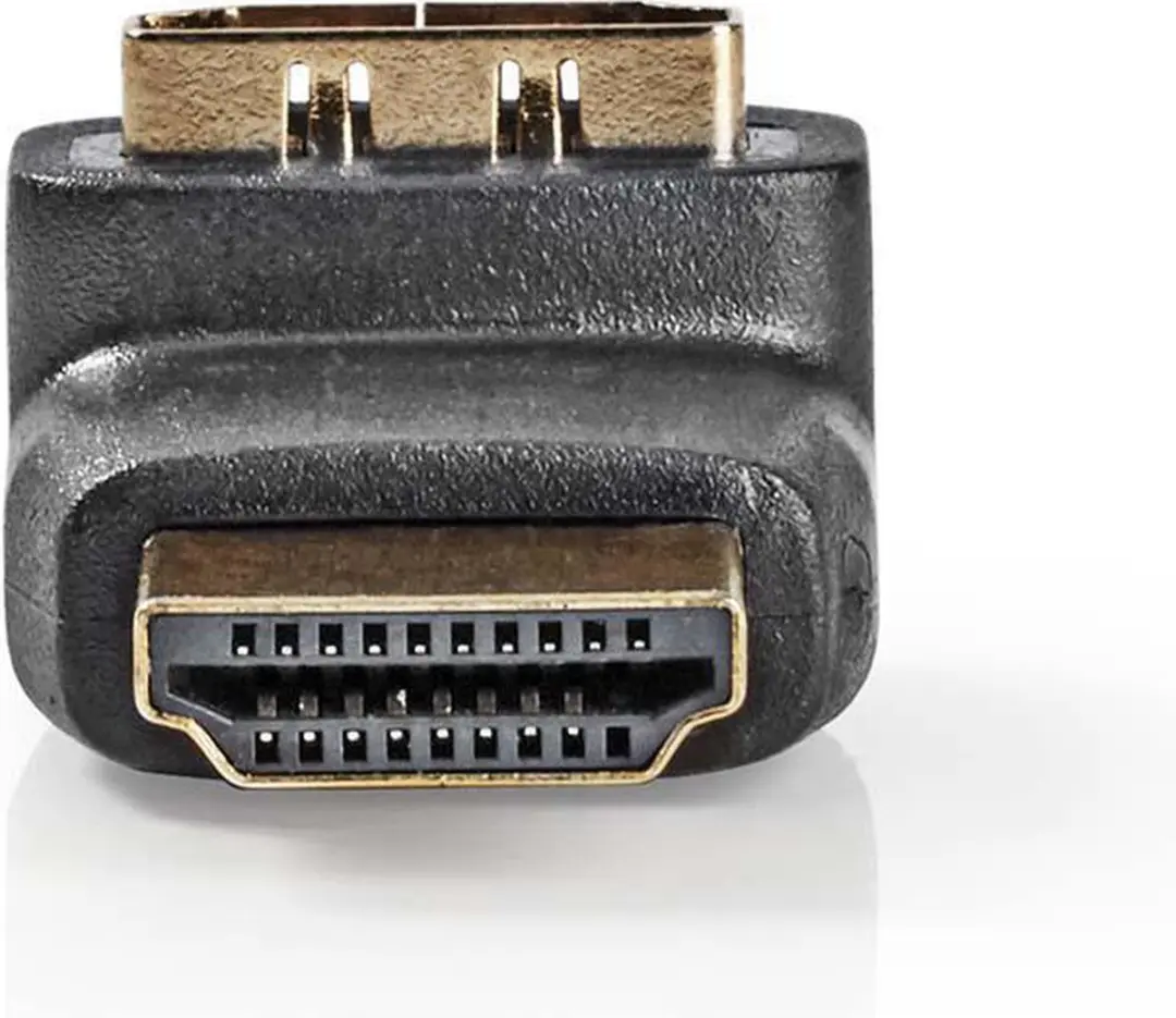 Nedis HDMI Adapter CVGP34902BK - 270° Gehoekt - Verguld