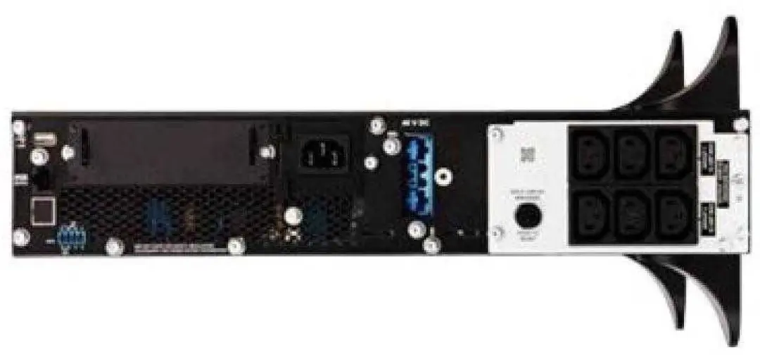 APC Smart-UPS SRT1500RMXLI-NC 1500W Rack 2U - 1x Stopcontact - Zwart
