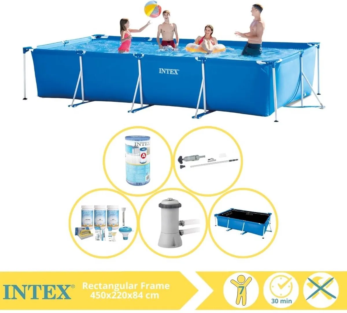 Intex 28273NP Opzetzwembad 450x220x84cm