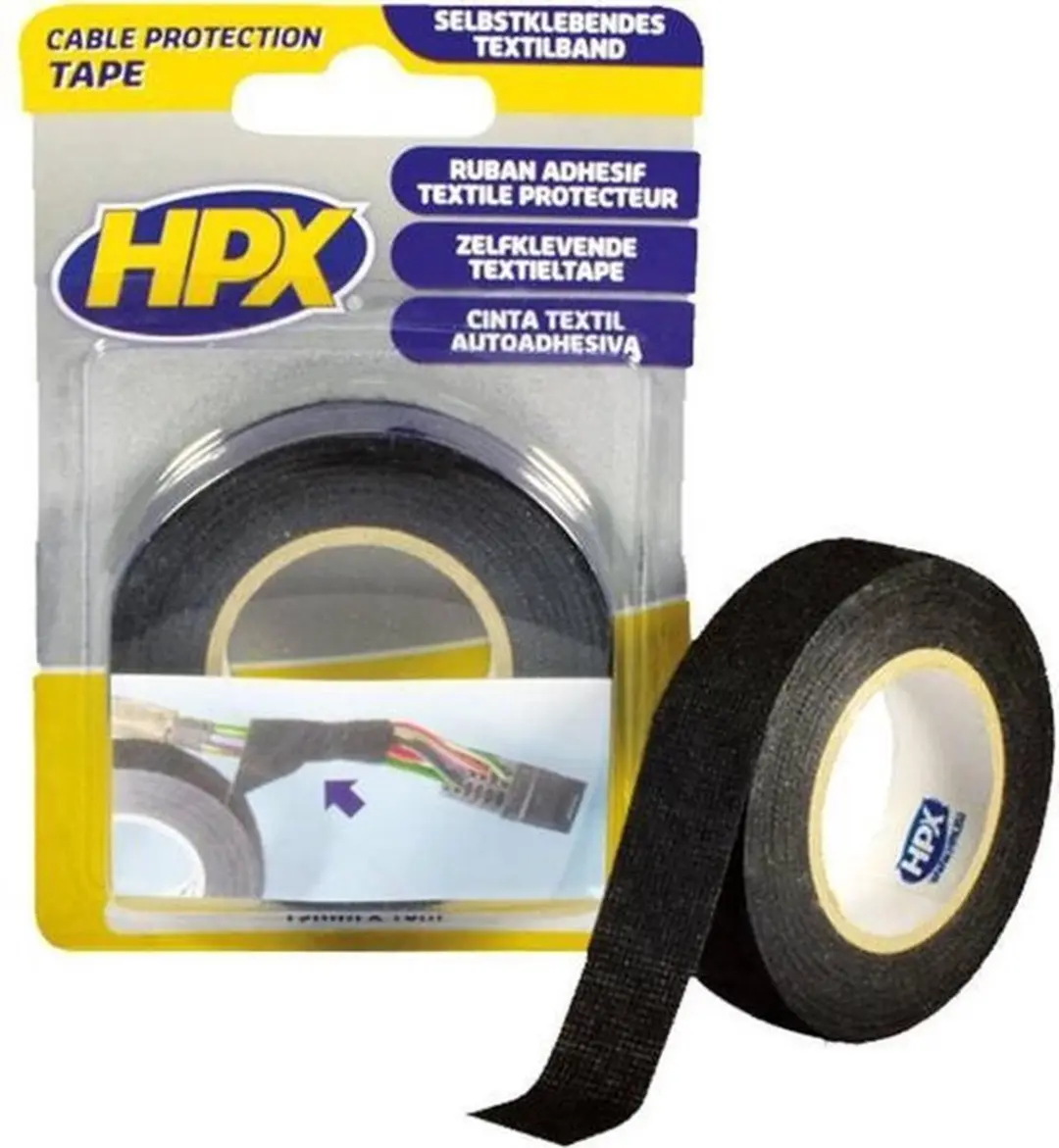 HPX Linnen Tape 19mm - 25m - Zwart