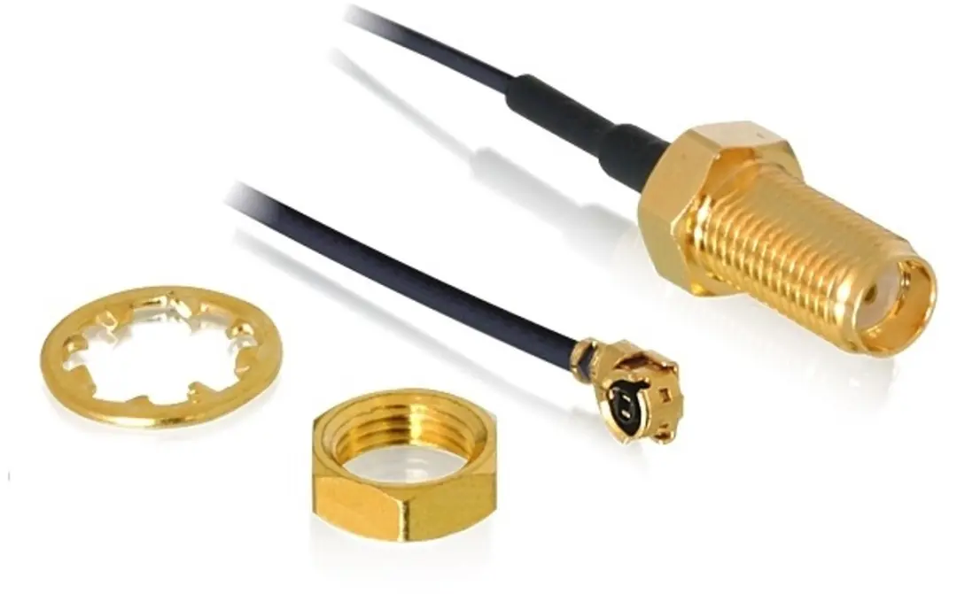 Delock MHF I SMA Kabel Micro Coax 1,37mm 50 Ohm