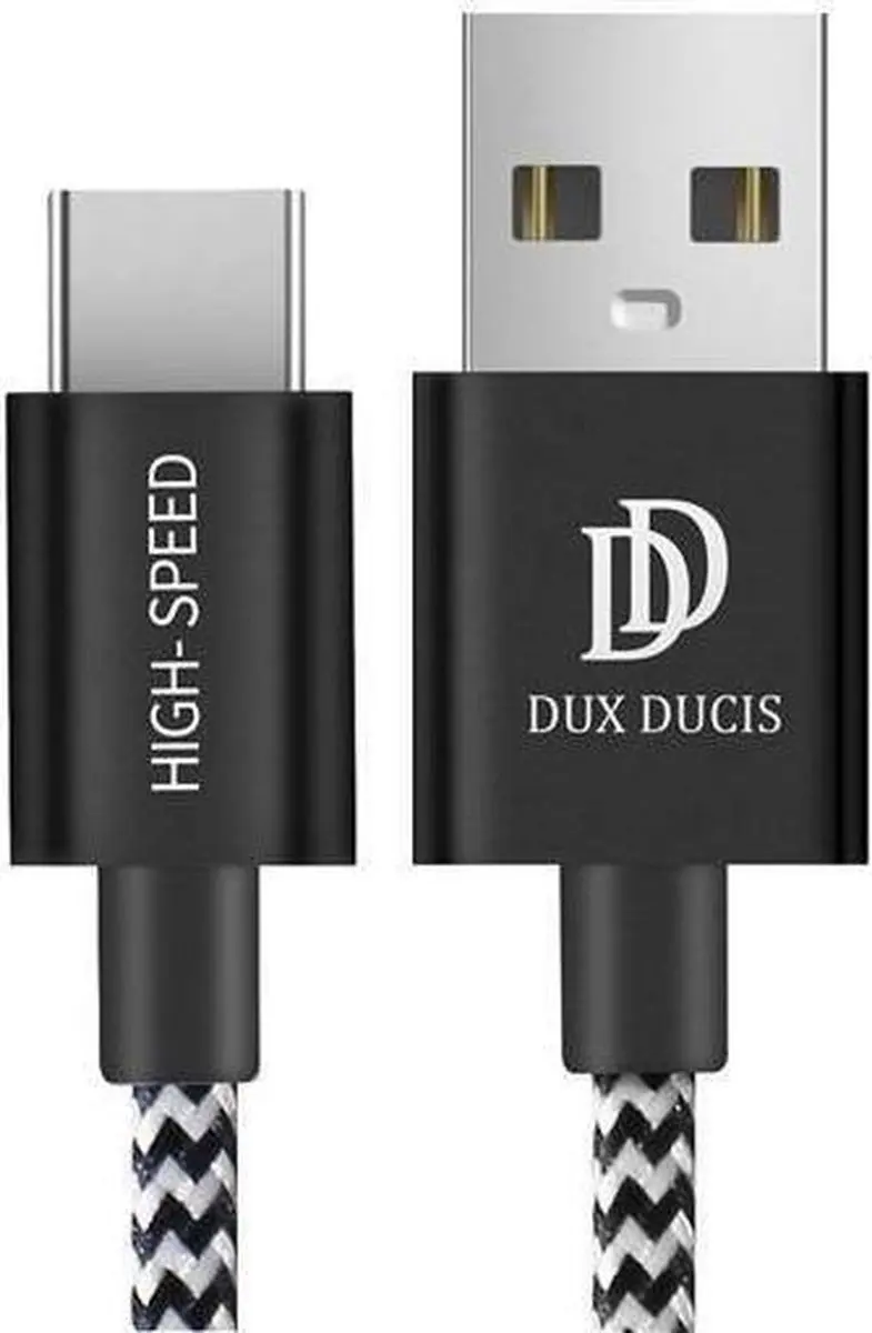 Dux Ducis K-One USB-C Kabel 3.0m - Zwart