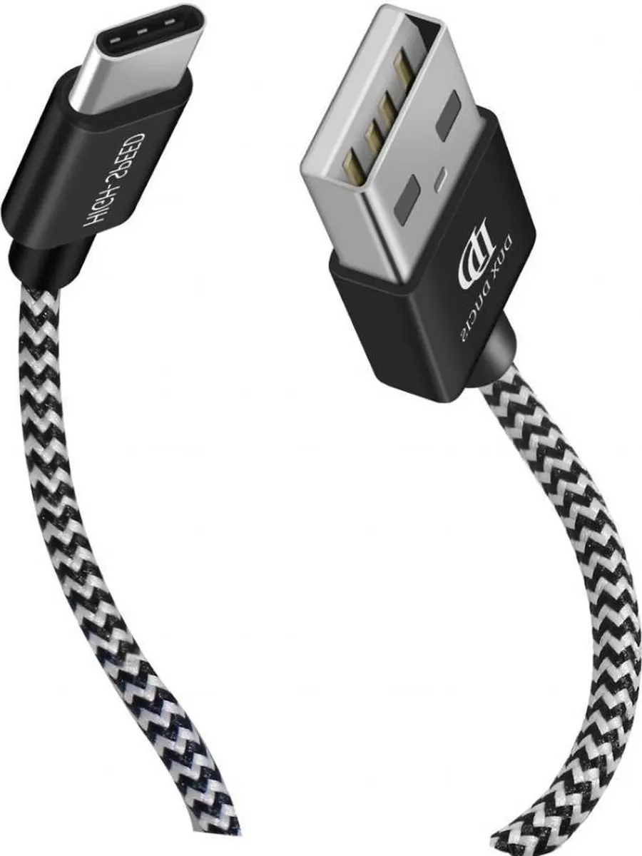 Dux Ducis K-One USB-C Kabel 3.0m - Zwart - afbeelding 6 van 6