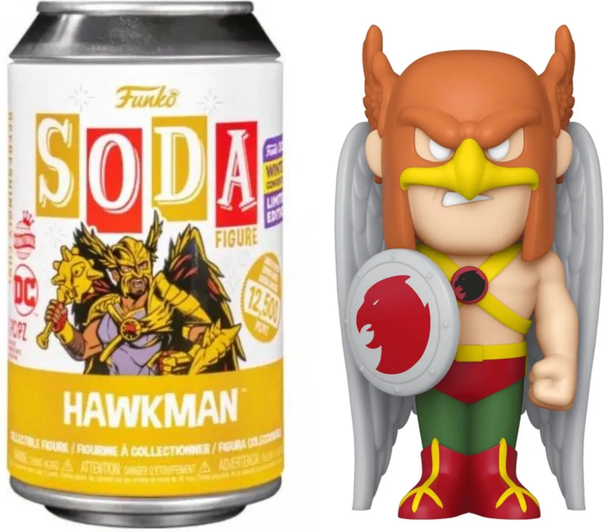 Funko Hawkman Vinyl Soda Figure