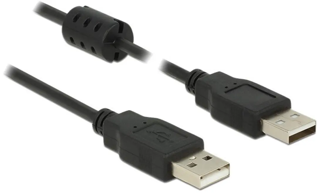 Delock USB 2.0 Kabel A-A 1.5m - Zwart