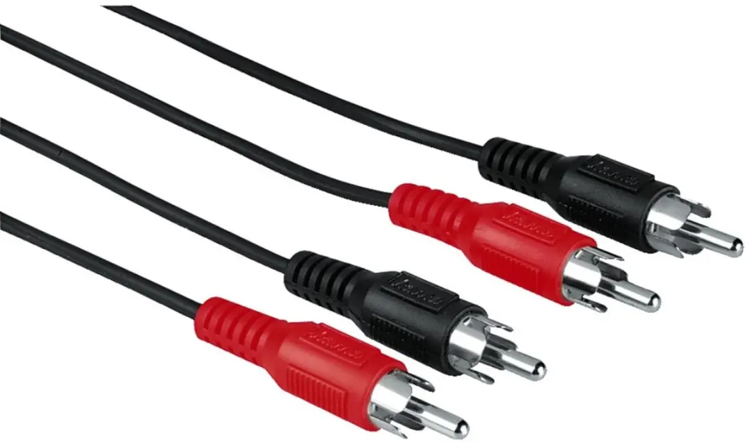 Hama 2x RCA Kabel 1.2M - Tan