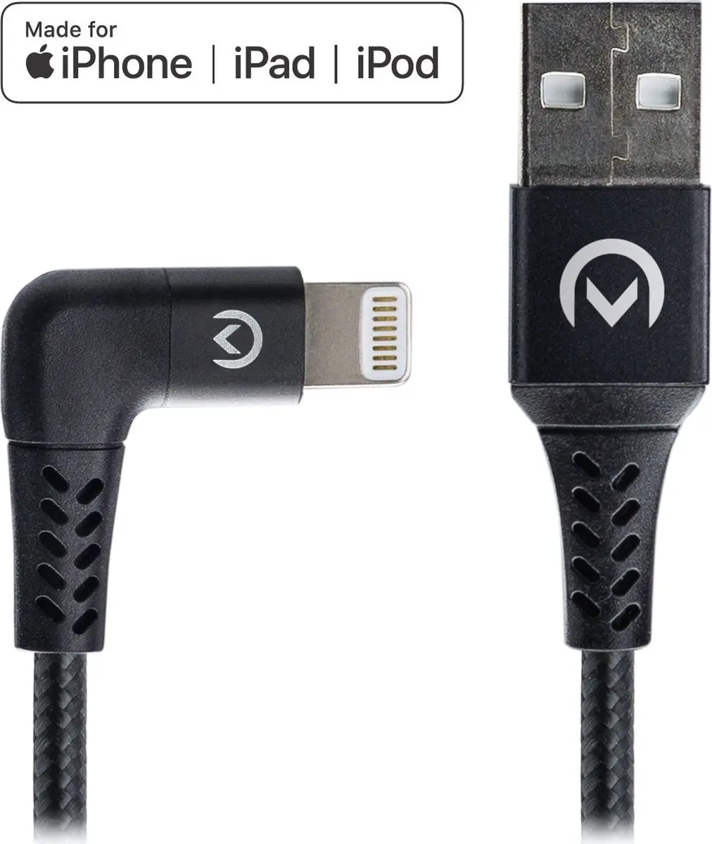 Mobilize USB-A naar Apple Lightning Kabel MFI 1.5m