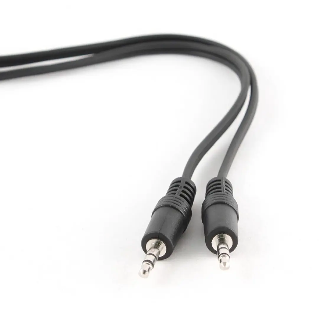 Gembird 3.5mm Audiokabel 1.2m - Mini Jack naar Mini Jack - Zwart