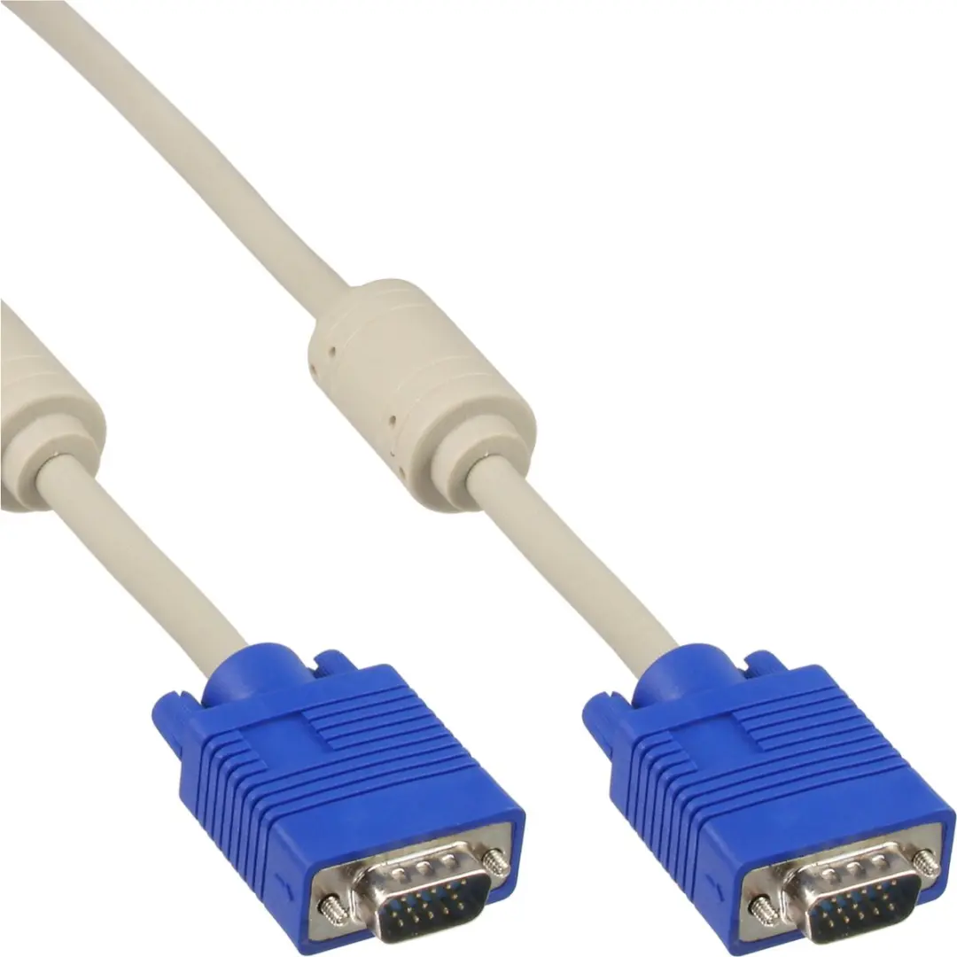 InLine S-VGA Kabel 15-pins M/M - 0,3m - Wit