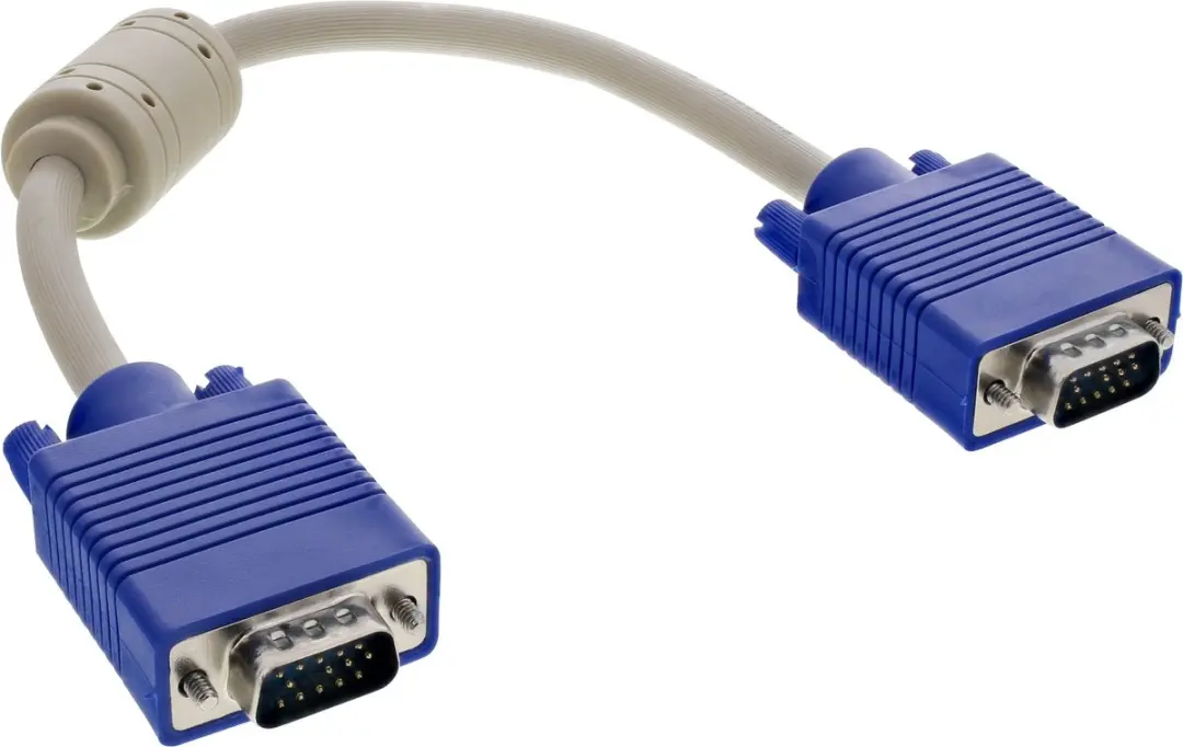 InLine S-VGA Kabel 15-pins M/M - 0,3m - Wit