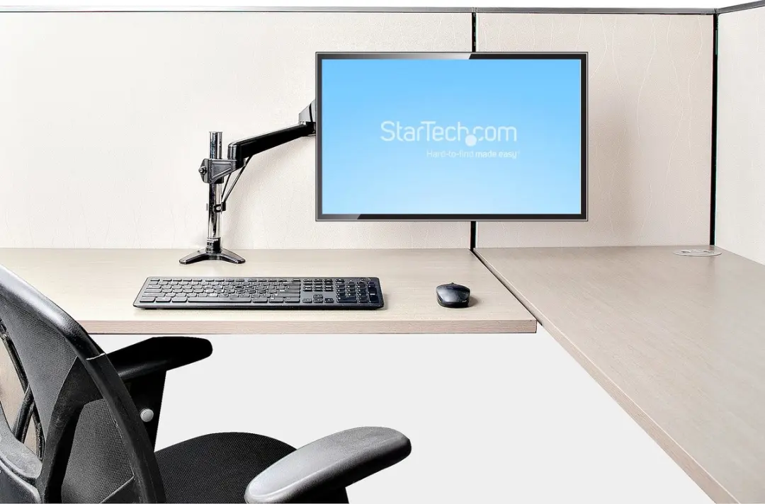 Startech ARMPIVOTE2 Beugel voor Beeldscherm - Zwart