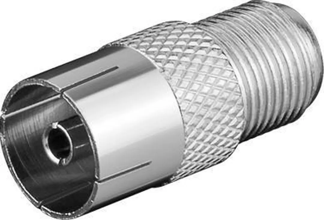 Goobay F-Bus Coax-Bus Sat-Antenneadapter - Grijs