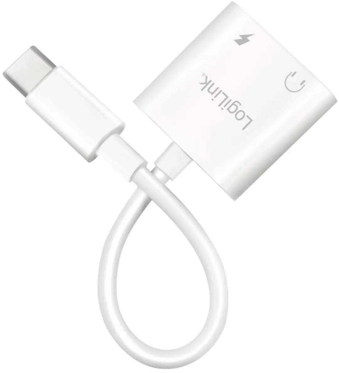 Logilink UA0433 USB-C-adapter - 2x USB-C 60W Wit