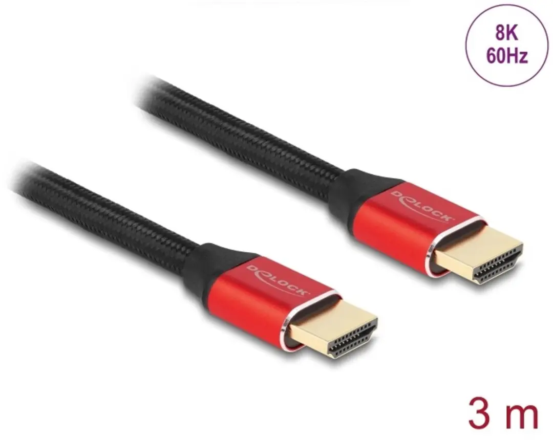 Delock Ultra High Speed HDMI Kabel 48 Gbps 8K 60Hz