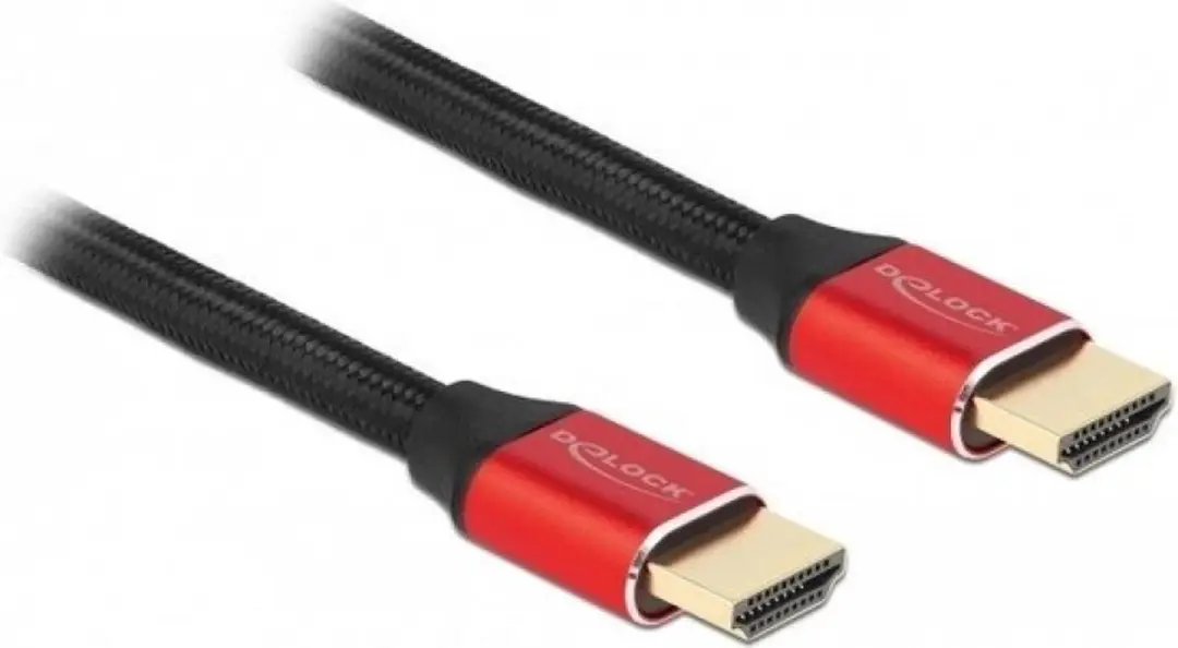 Delock Ultra High Speed HDMI Kabel 48 Gbps 8K 60Hz - 3m - Rood