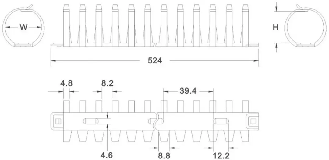 Tru Components TC-FDR30203 Kabelbundelhouder 29mm