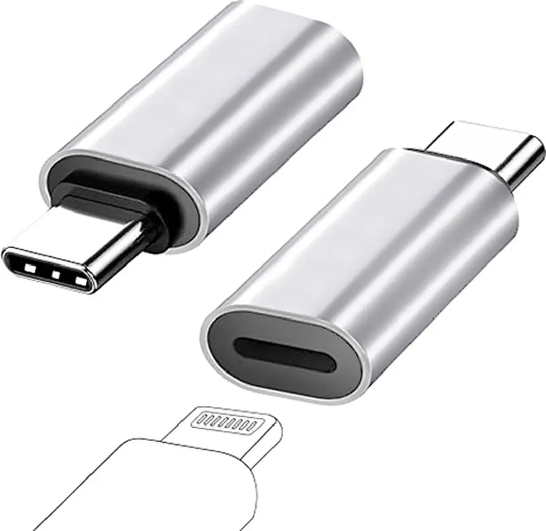 NÖRDIC USBC-N1504 USB-C naar Lightning Adapter