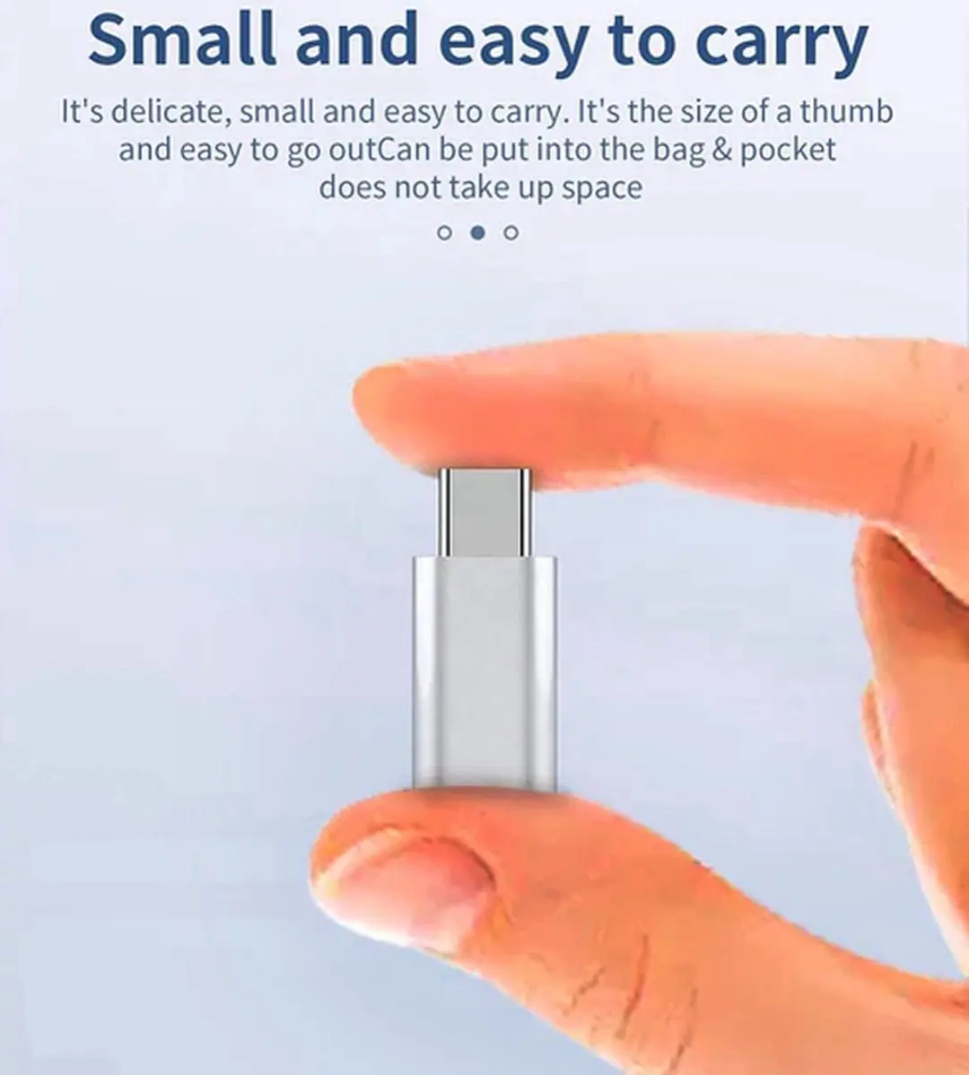 NÖRDIC USBC-N1504 USB-C naar Lightning Adapter - Zilver - afbeelding 6 van 6