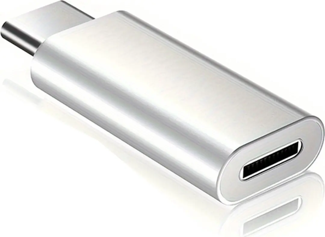 NÖRDIC USBC-N1504 USB-C naar Lightning Adapter - Zilver