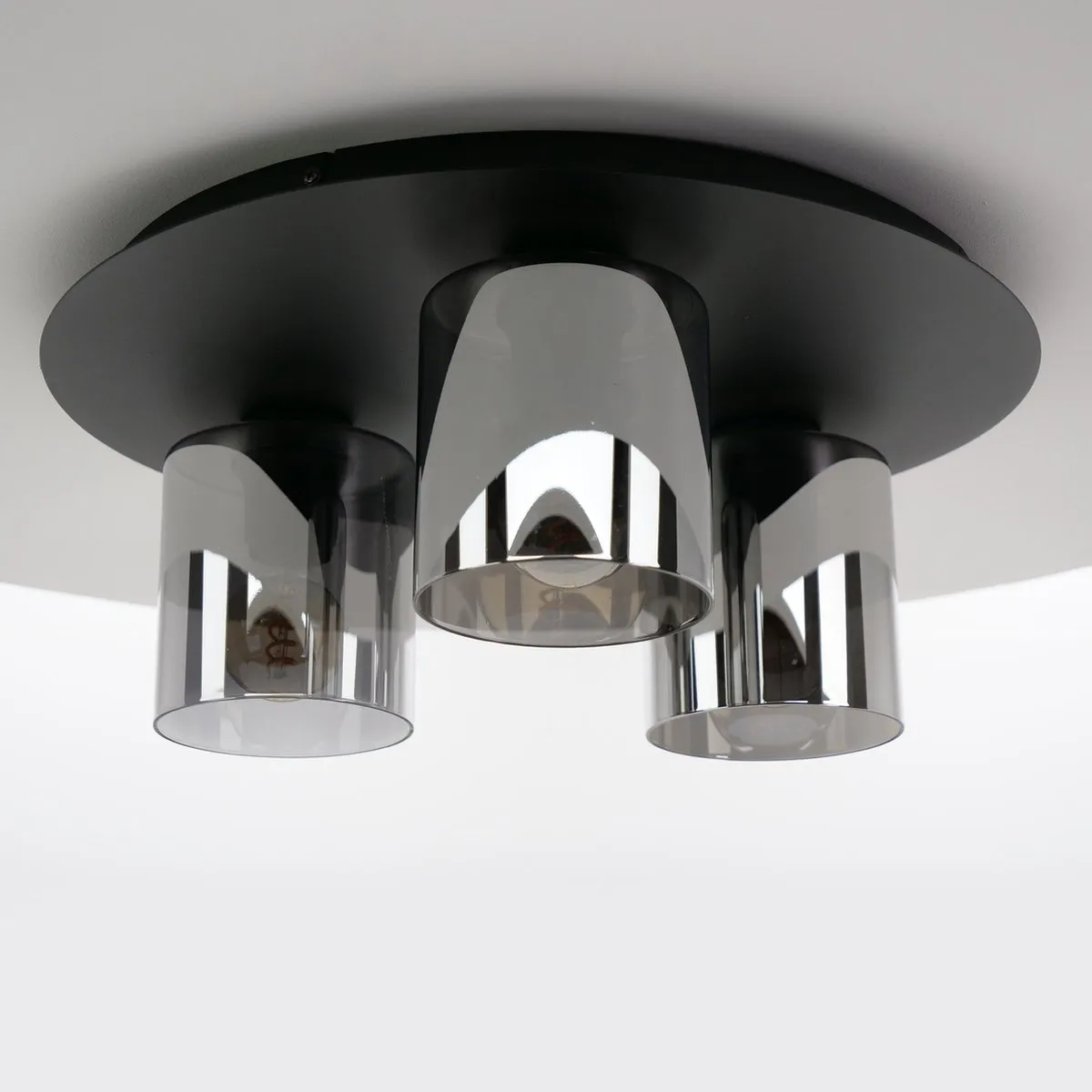 Eglo Gorosiba Plafondlamp 3x40W - 45cm Zwart