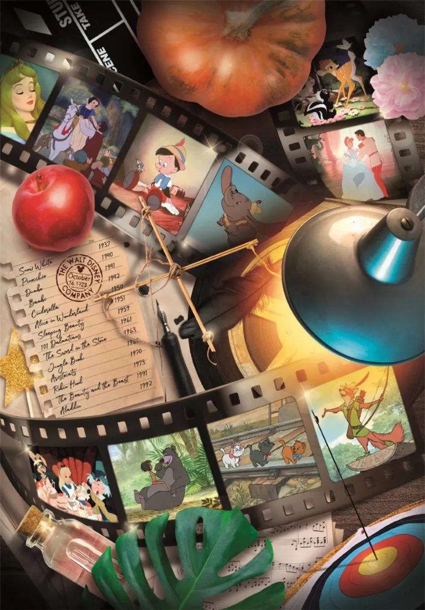 Clementoni Disney 100 Movie Puzzle 1000P