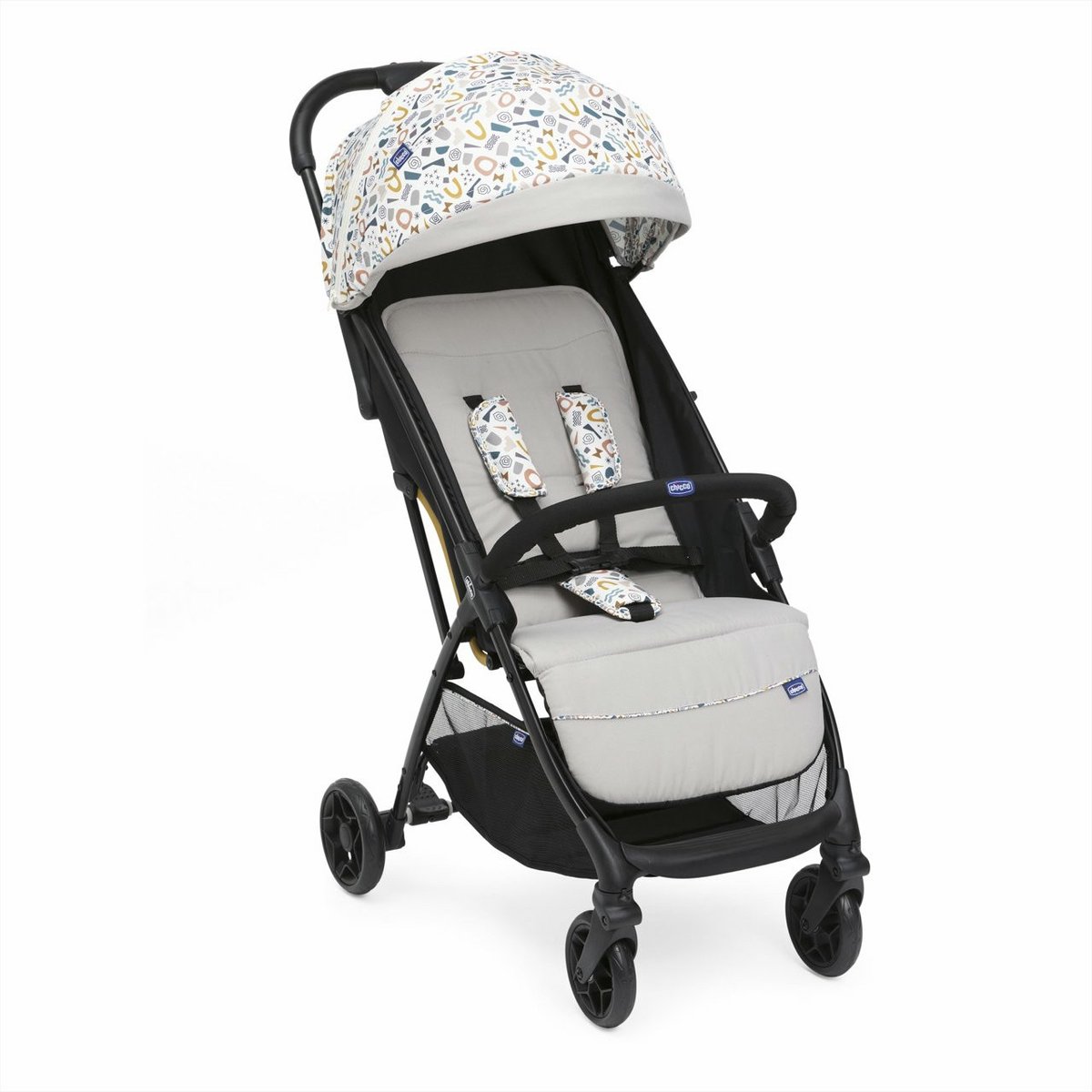 Chicco 08087068770000 kinderwagen Lichtgewicht wagen 1 zitplaats(en) Beige, Zwart, Wit