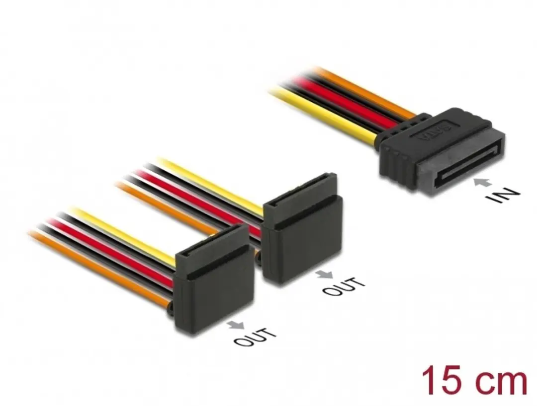 Delock SATA Power Splitter 15cm