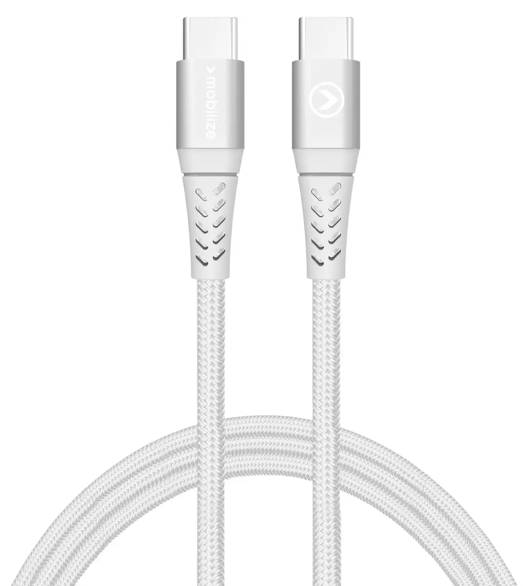 Mobilize USB-C naar USB-C Kabel 1m - Wit