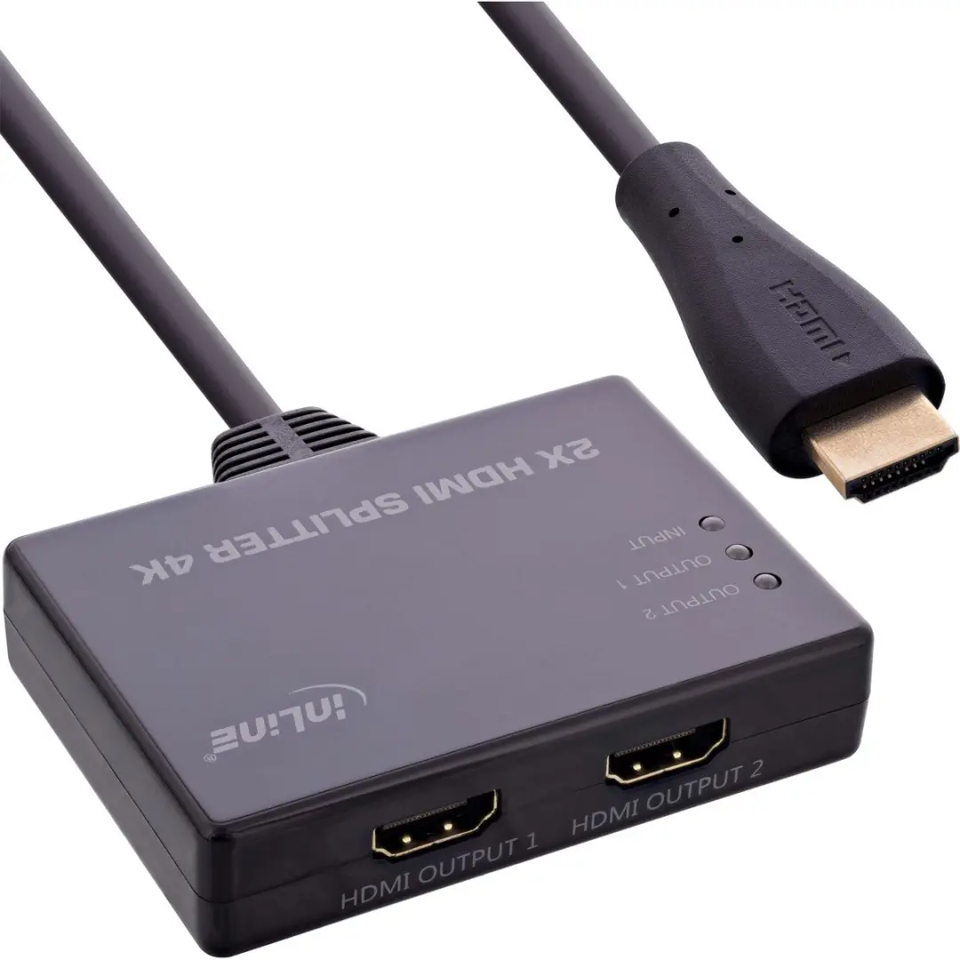 InLine HDMI Splitter 1 naar 2