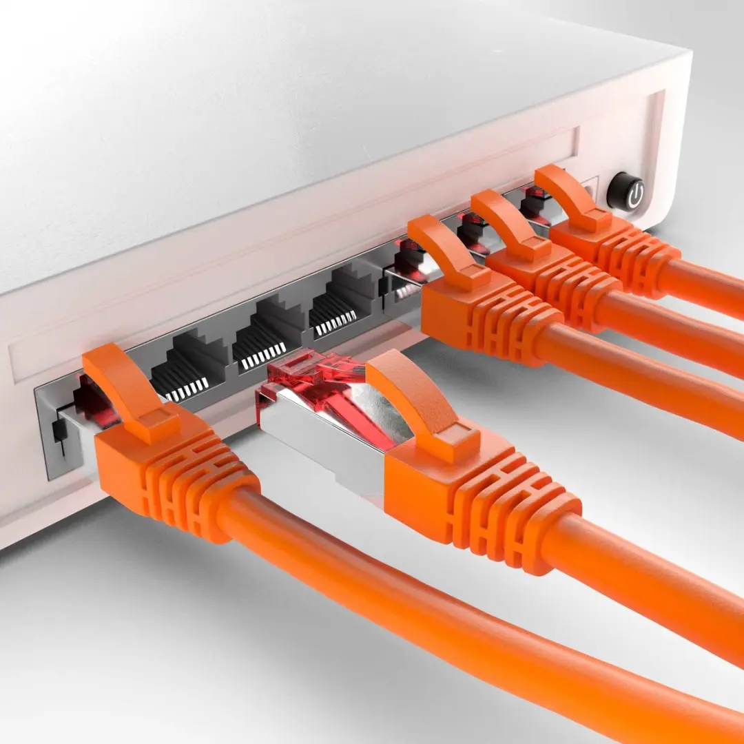Goobay Cat 6 UTP-kabel 3m RJ45 - Oranje
