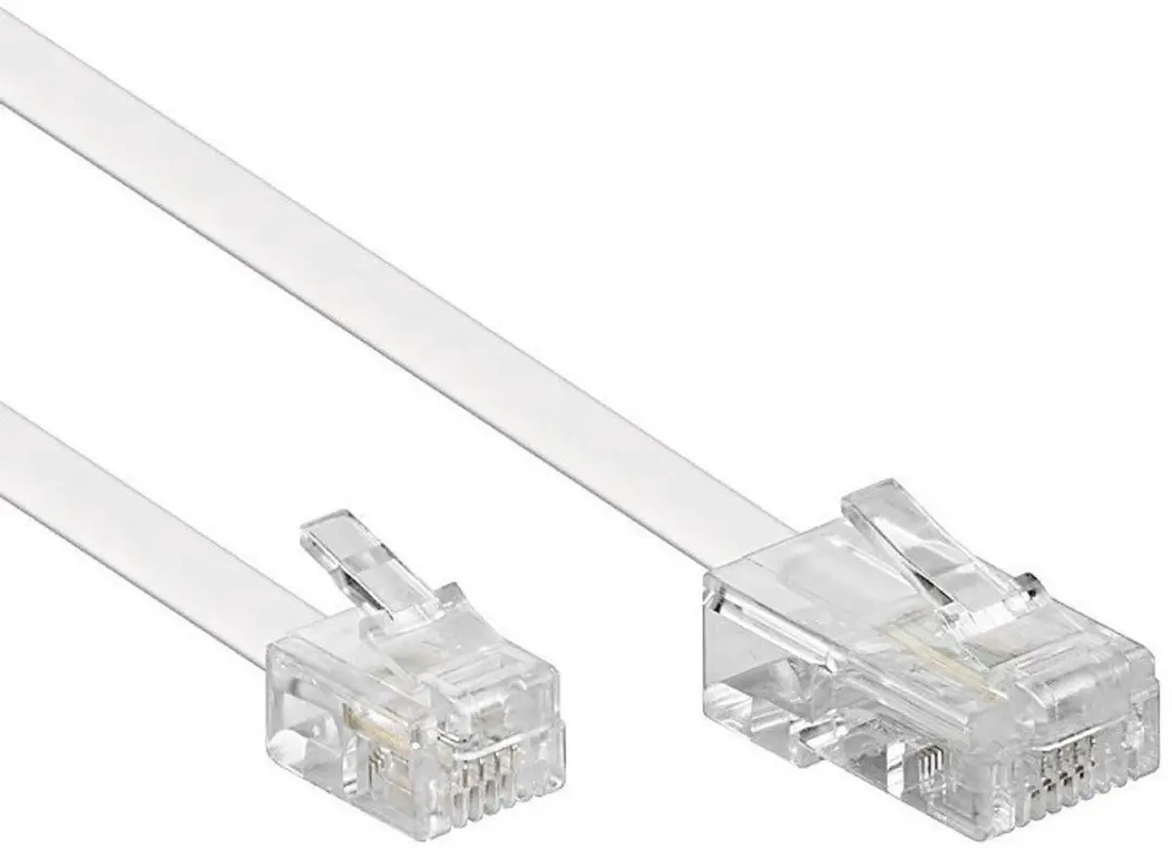 Goobay DSL Modem/Router Kabel RJ11-RJ45 6m - 10 Stuks