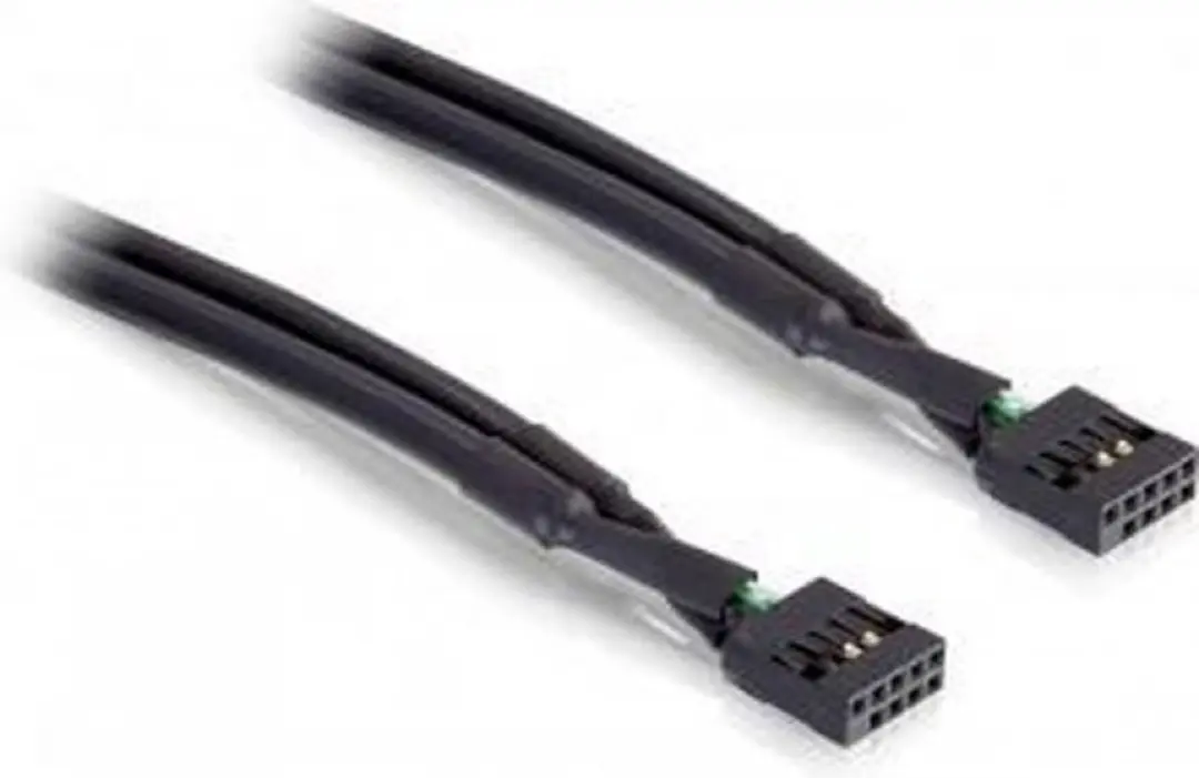 Delock 82437 Kabel - 0.5m - Zwart
