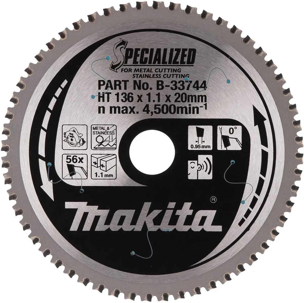 Makita TCT Cirkelzaagblad B-33744