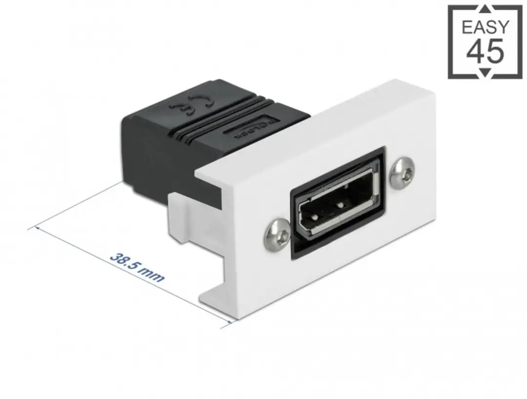 Delock Easy 45 DisplayPort Module 22.5x45mm
