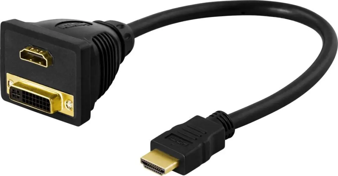 Deltaco HDMI-16 HDMI naar DVI Adapter
