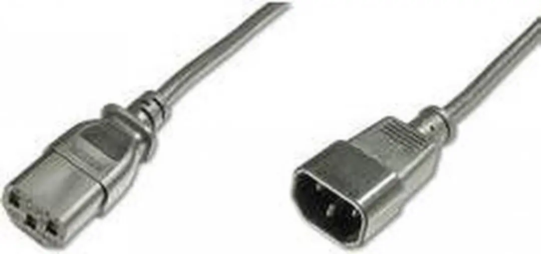 Digitus Stroomkabel C14-C13 10A 5m - Zwart - afbeelding 6 van 6