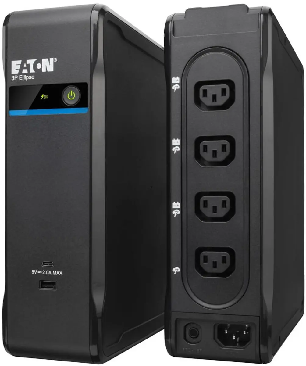 Eaton 3P900UI SAI 540W - 4 Stopcontacten Zwart