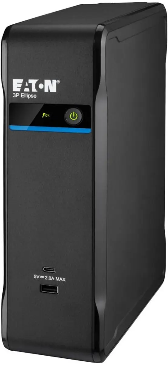 Eaton 3P900UI SAI 540W - 4 Stopcontacten Zwart