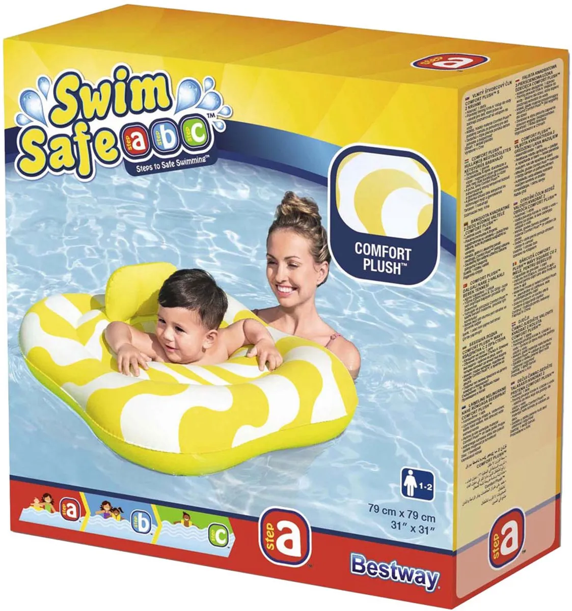 Bestway Comfort Plush Zwemzitje 1-2 jaar - Multicolor - afbeelding 6 van 6