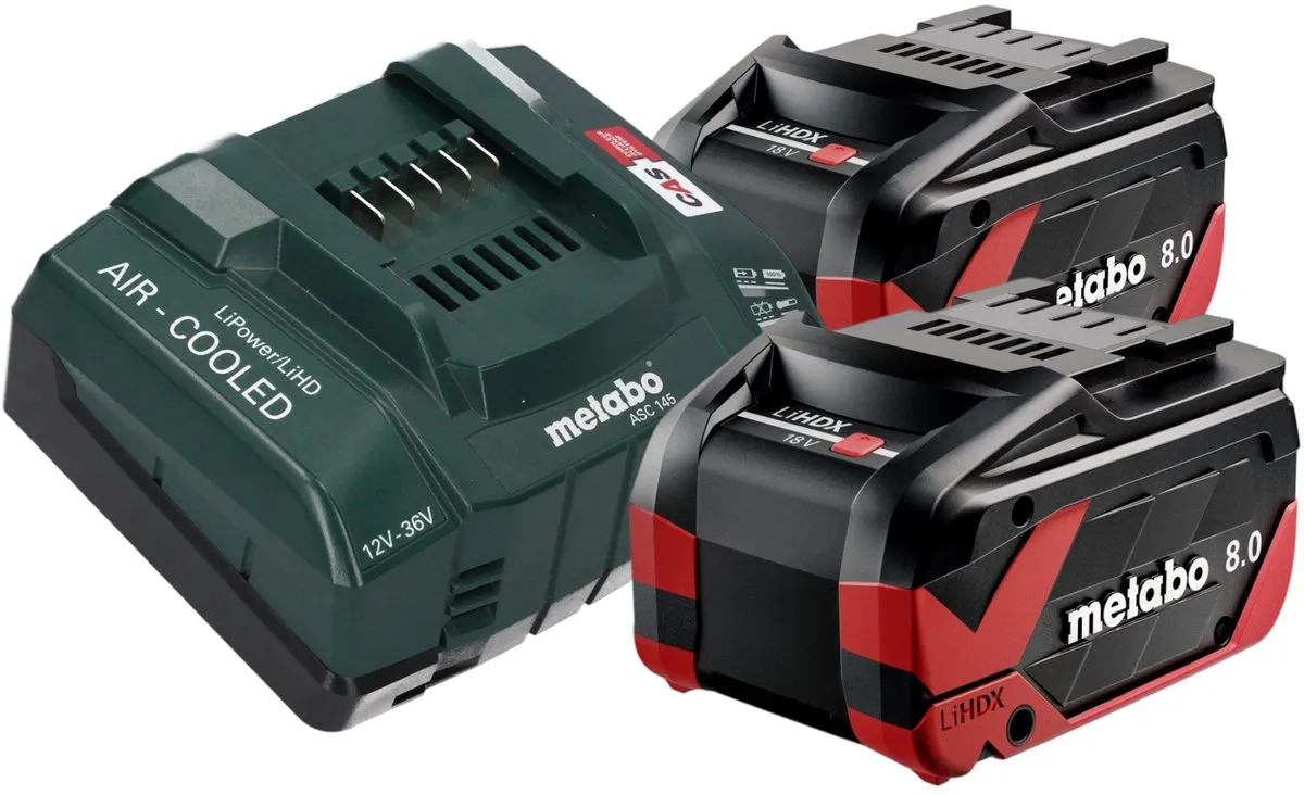 Metabo SSW 18 LTX 550 BL Slagmoersleutel - 550Nm - 2x 8,0Ah + Oplader - afbeelding 5 van 6