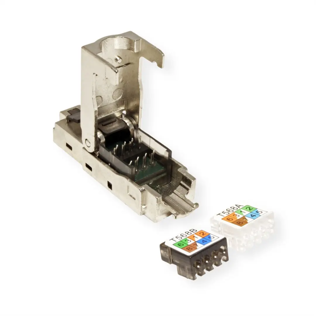 Value Field Connector RJ-45 Cat.6 STP - Zilver
